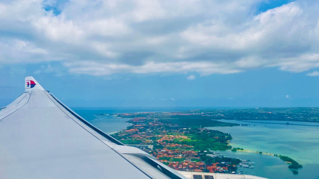 機内からの眺め