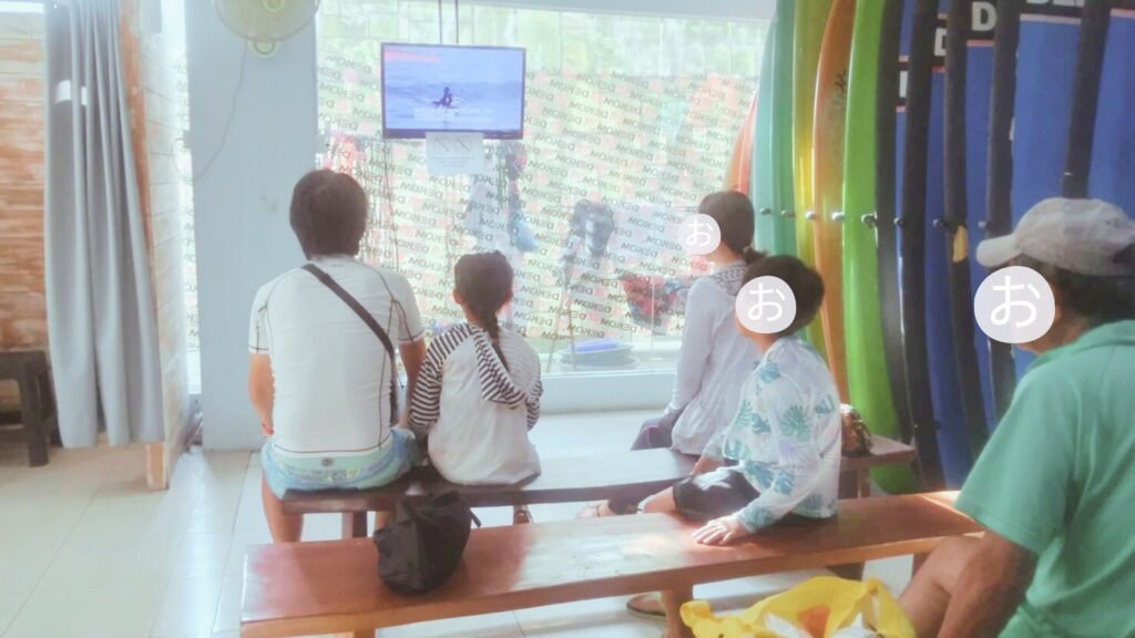 サーフィンの講習